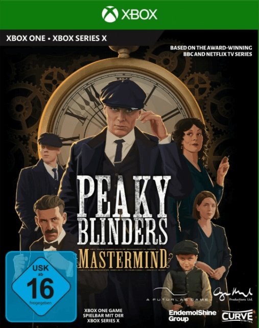 Peaky Blinders Mastermind box art for Xbox One